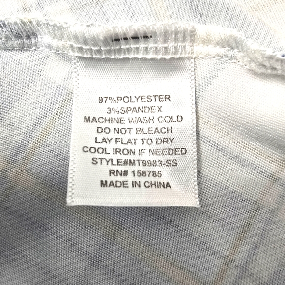 2/$30 Above & Beyond White & Green Plaid Short‎ Sleeve Tunic Size L Super Soft - Picture 10 of 11